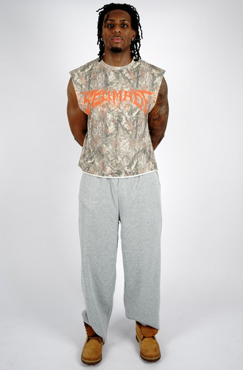 FALL CAMO SLEEVELESS SHIRT - SELFMADE