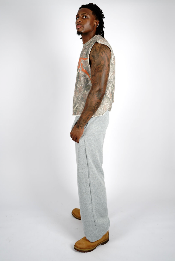 FALL CAMO SLEEVELESS SHIRT - SELFMADE